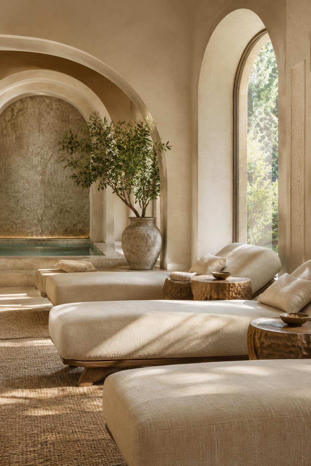 Editorial wellness lounge