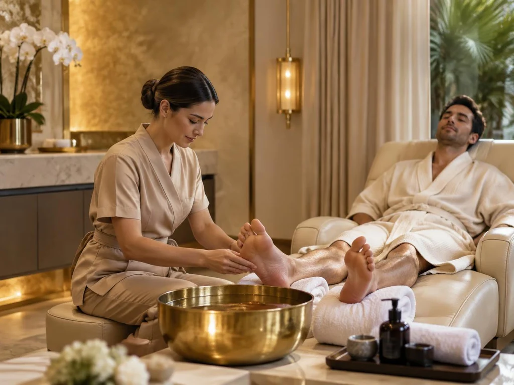 Foot Reflexology treatment at Amore Wellness