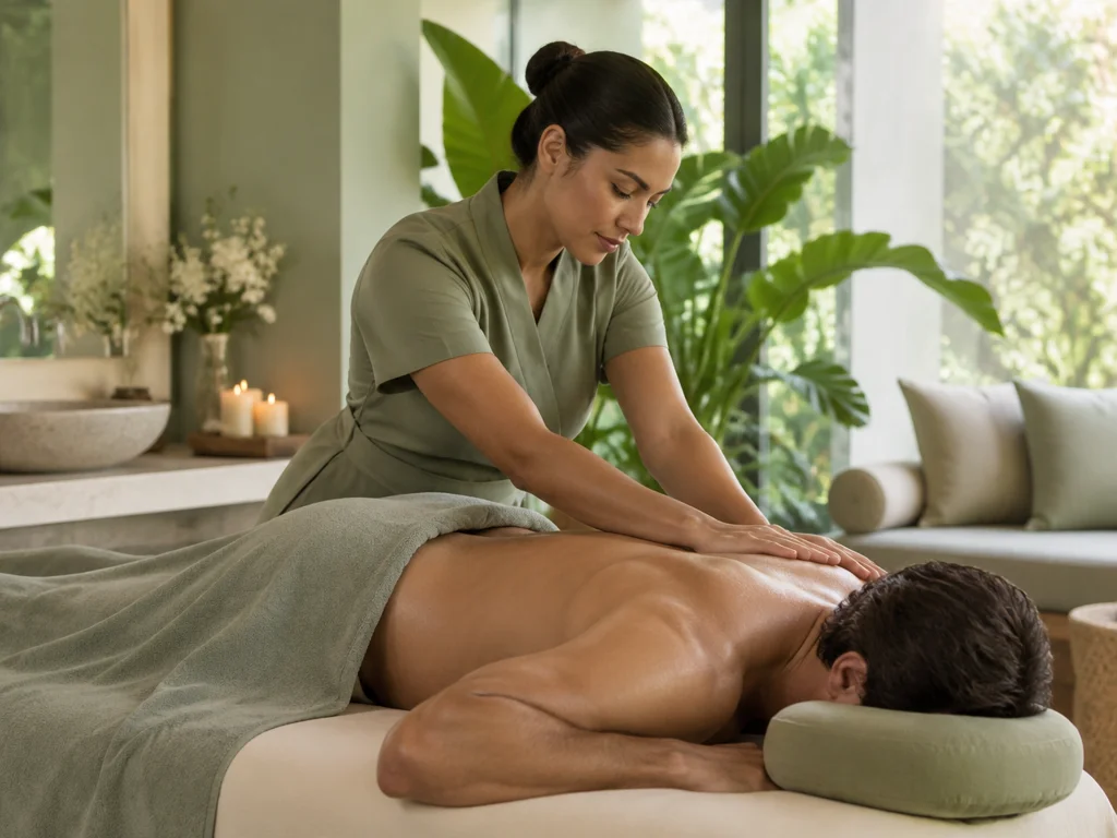 Lomi Lomi Massage treatment at Ganga Spa