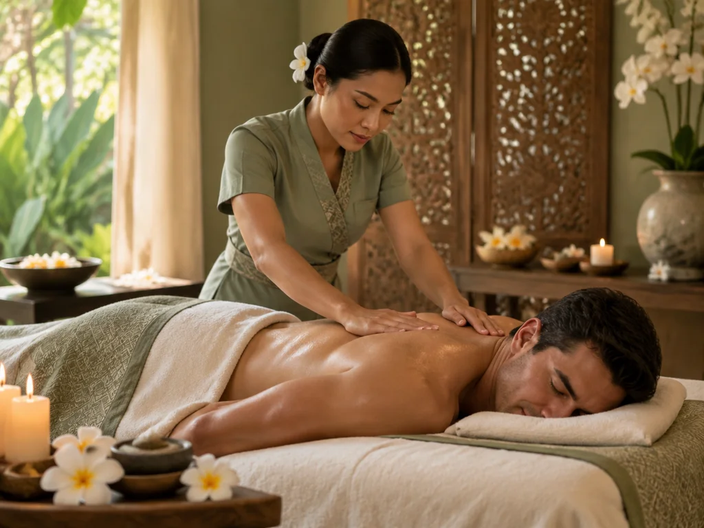 Balinese Massage treatment at Ganga Spa