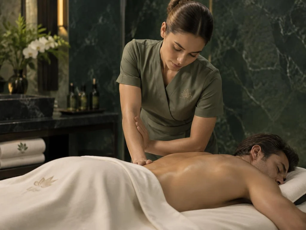 Deep Tissue treatment at Ganga Spa