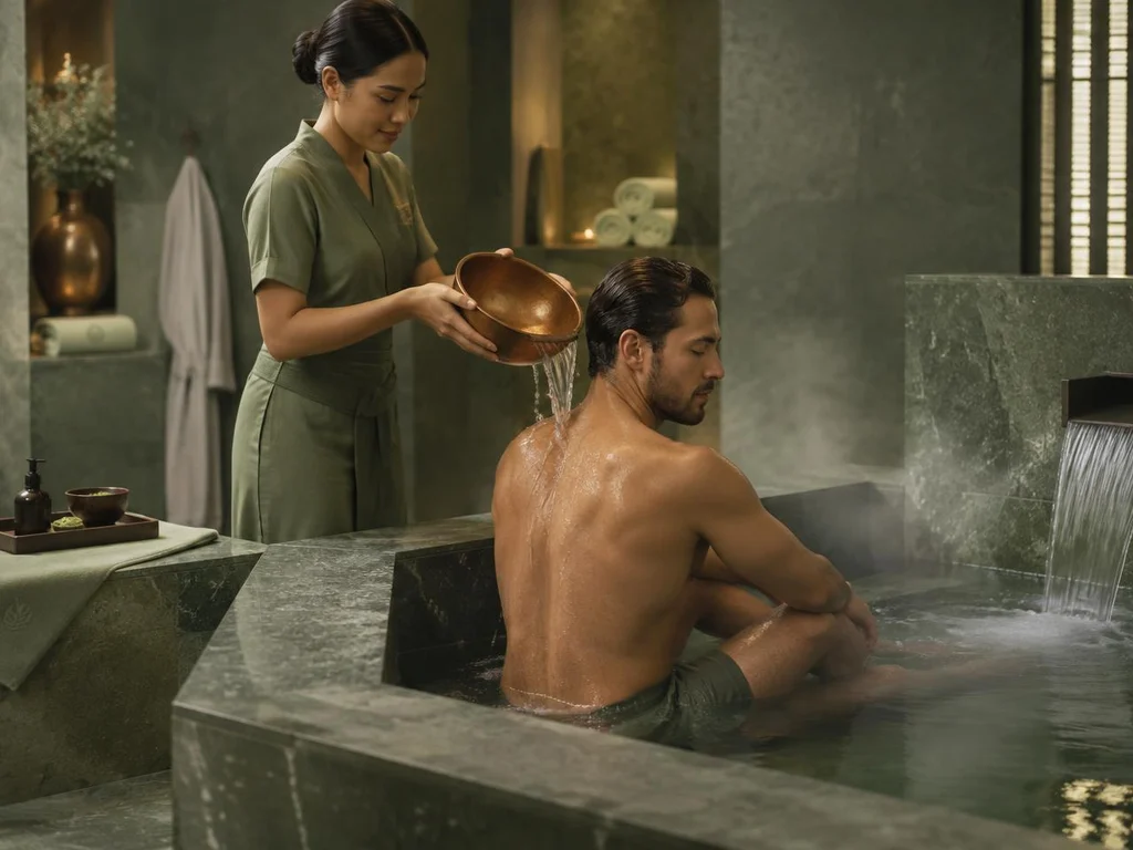 Normal Water Therapy treatment at Ganga Spa