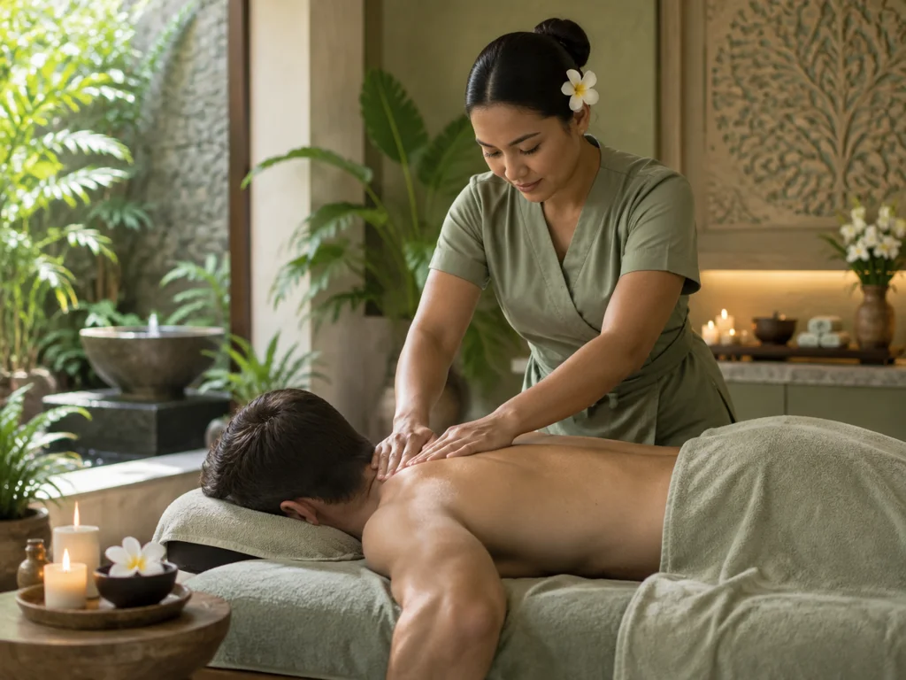 Baliness Massage treatment at Sattva Wellness