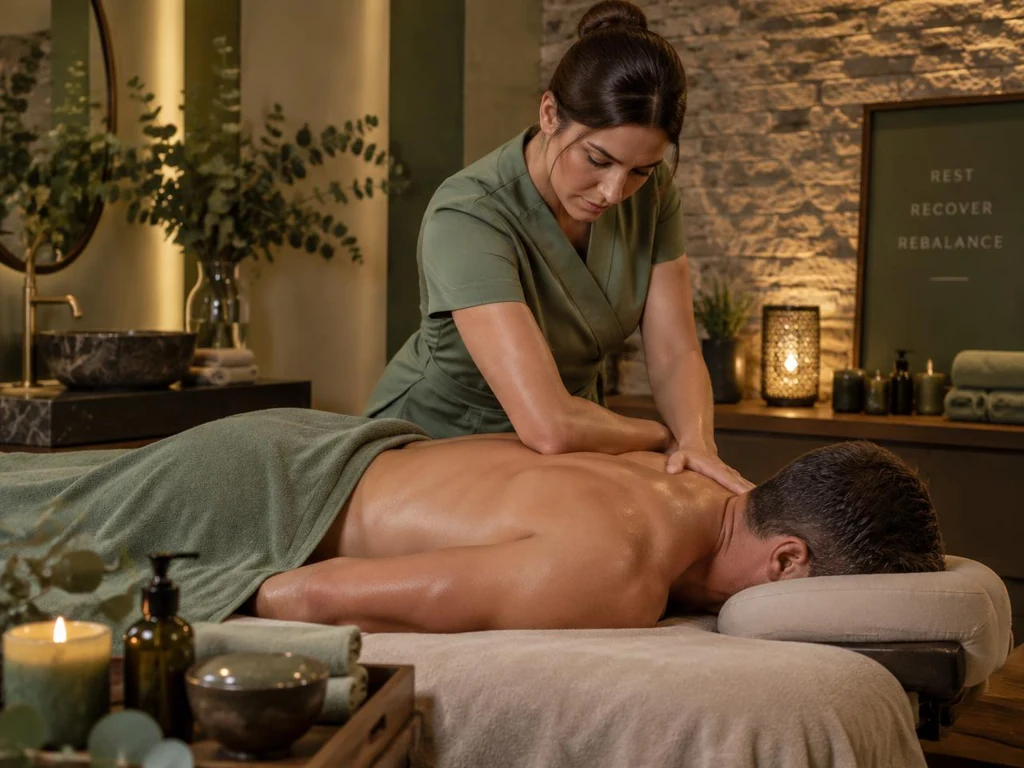 Deep Tissue treatment at Sattva Wellness