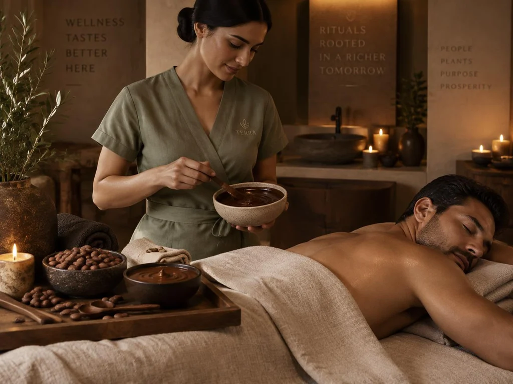 Sattva Chocolate Special Massage treatment at Sattva Wellness